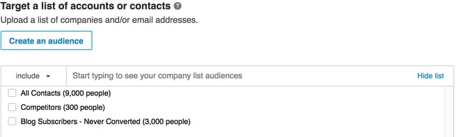 creating lists of combined matched audiences to target in a campaign creating lists of combined matched audiences to target in a campaign