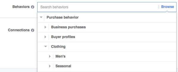 Facebook Ads Behaviors